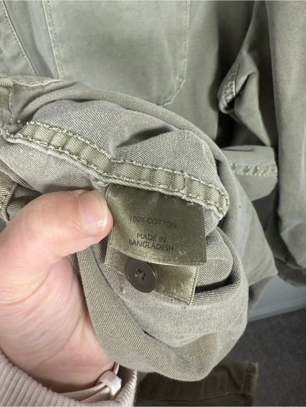 Levi’s Green Cotton Oversized Utility Shacket Button Down Men’s XXXL - Picture 9 of 10